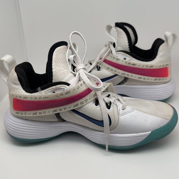 Nike Women's React Hyperset SE Crimson Jae Hot Pink Volleyball Shoes Size 5 - Picture 13 of 16
